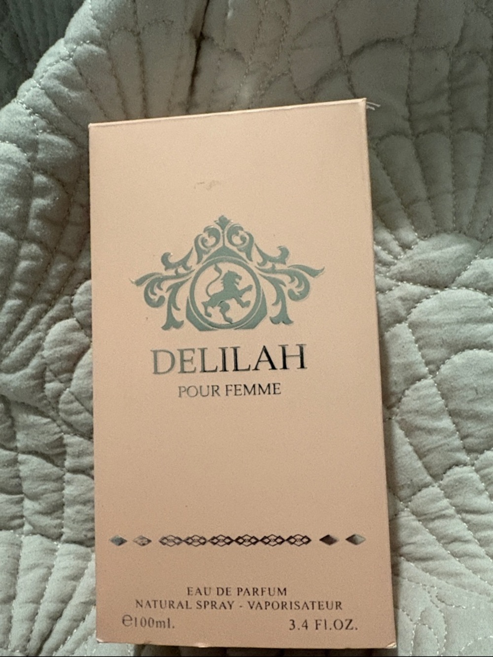 Elila Delilah Pour Femme Pink and Teal Box